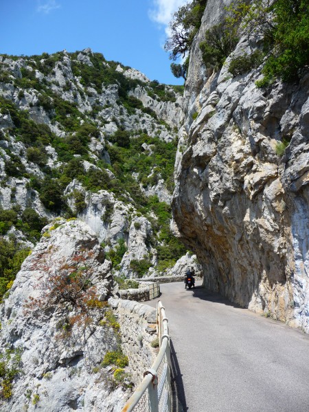 Gorges de Galamus an der Grenze zu Spanien