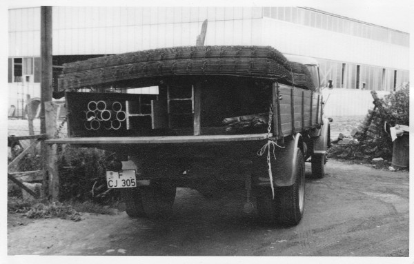 Ladungsicherung anno 1962