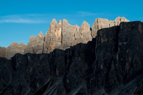 Abends auf dem Passo Giau