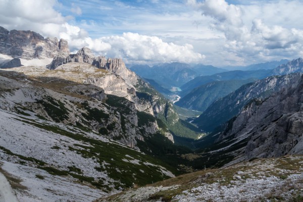 Blick von den Drei Zinnen