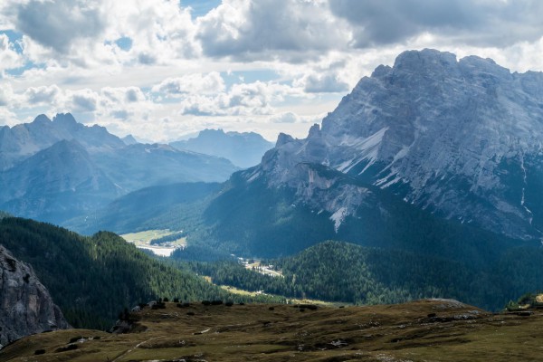 Blick von den Drei Zinnen
