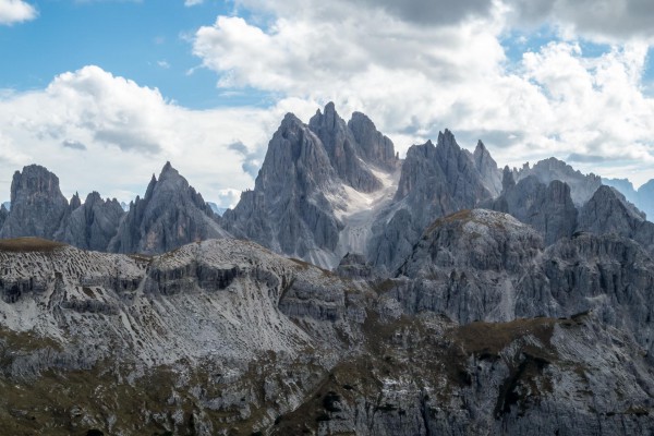 Blick von den Drei Zinnen