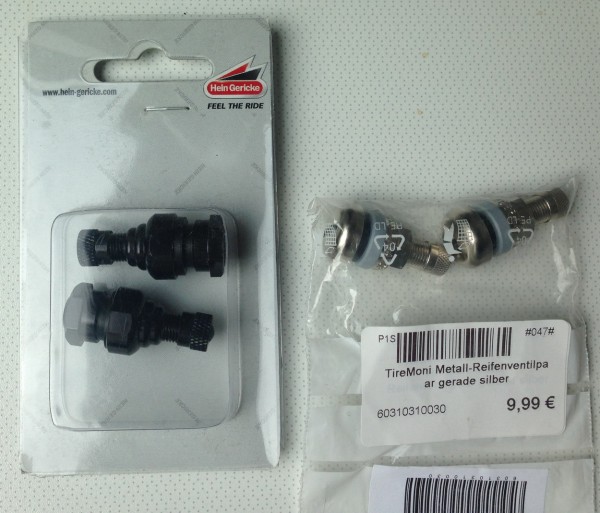 Metallventile von Hein Gericke und Polo