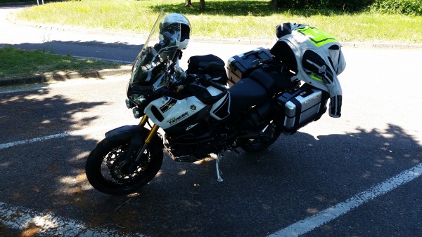 Kurze Pause bei Dijon