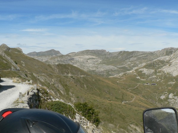 Blick zurück zum Refugio Don Barbera