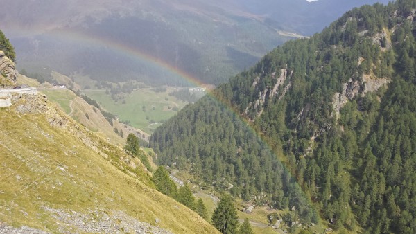 Regenbogen am Timmelsjoch