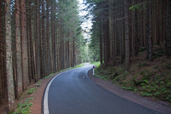 Passo Manghen - schöner schmaler Pass