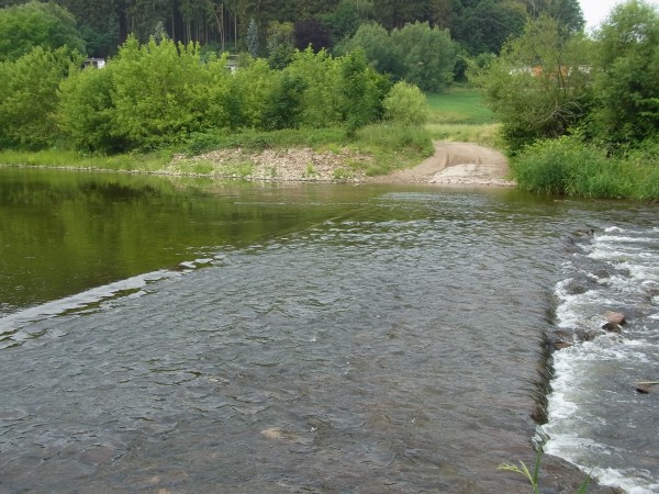 die Limmritzer Furt...allein, mir fehlt es an Mut :)