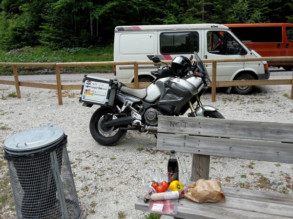 Pause am Lago Predil