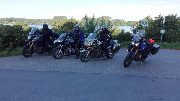 Mit Kumpels am Plönersee/Bosau