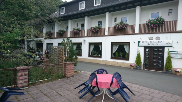 Das Hotel Ederblick in Battenberg, unser erstes Tagesziel<br /><br />Das Hotel Ederblick in Battenberg, Ziel von Tag 1