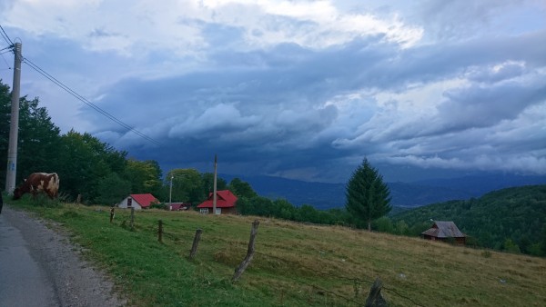 Das angekündigte Unwetter zieht herauf