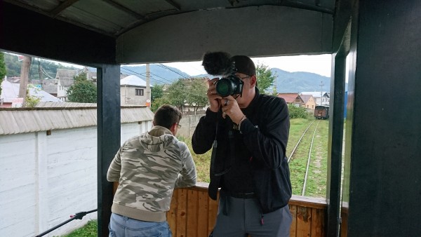 Es geht los und Fritze ist am Fotos schießen