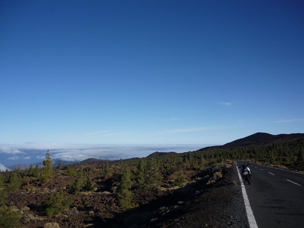 Aufwärmrunde mit Blick auf La Gomera