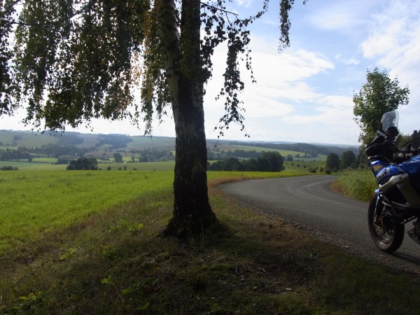 Auffahrt zum Rochlitzer Berg...