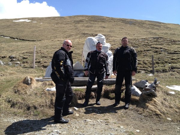 Peter, Rudi, Franz auf der Eisentalhöhe (Nockalm)