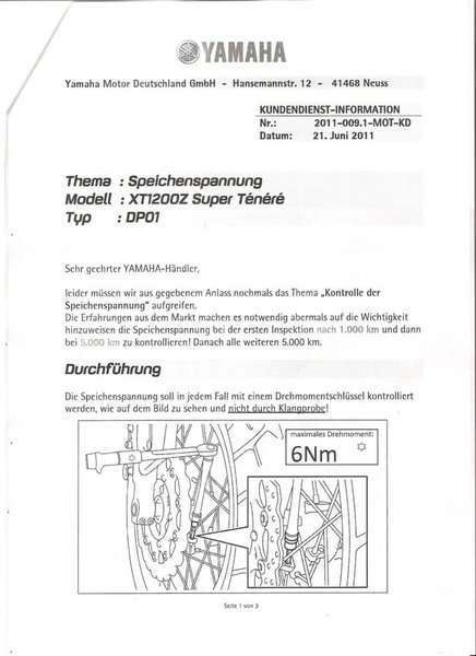 Speichenspannung 1