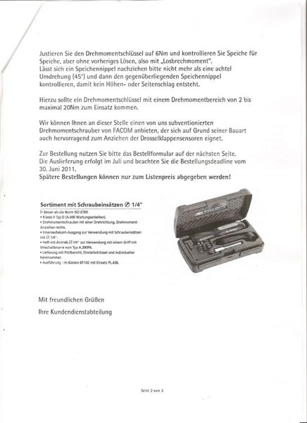 Speichenspannung 2