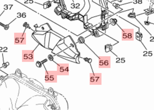 Screenshot aus Yamaha Ersatzteilkatalog