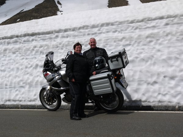Vor der Schneewand