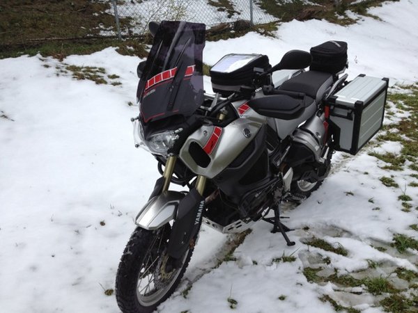 Auf der Tour im Schnee (m+s Reifen)