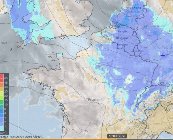 Wetter im Operationsraum