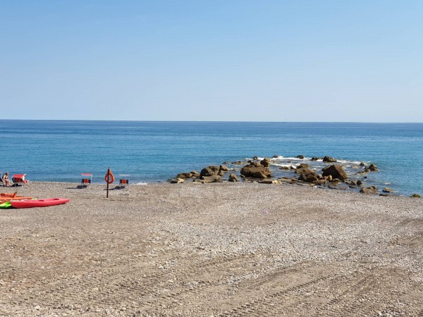Strand von Ventimiglia