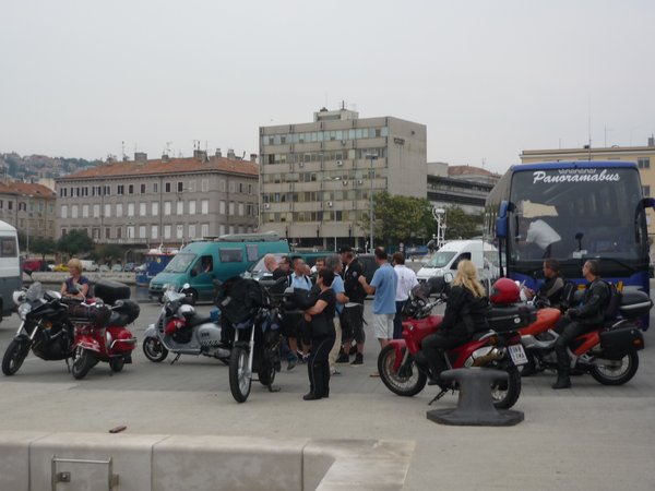 Im Hafen von Rijeka