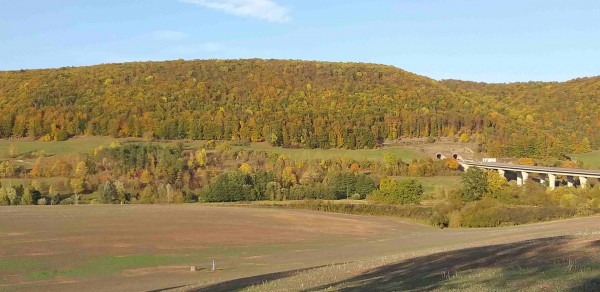 Tunnel Meiningen nach Süden