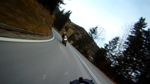 Ingo in action mit rückwärts umgeschnallter GoPro