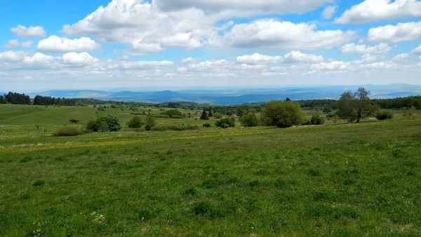 Blick von der Rhön nach Osten