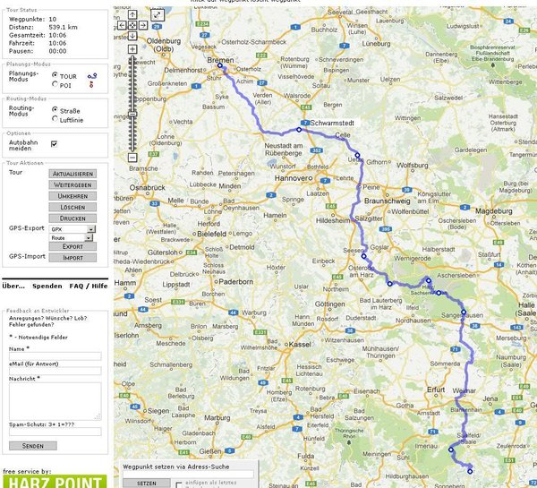 Bremen - Schwarmstedt - Ludwigstadt