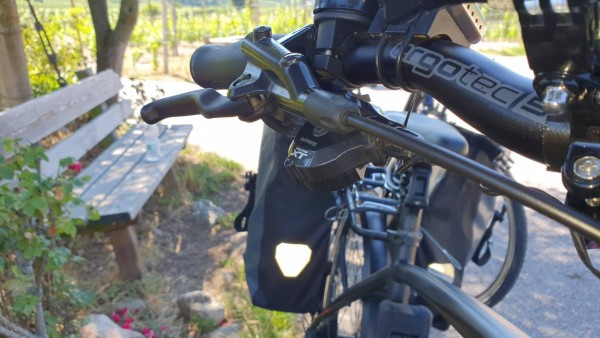 Bank bei Kaltern in den Weinberge