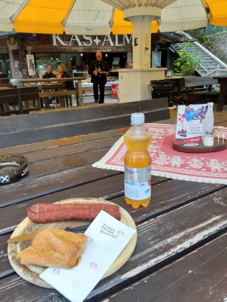 Kaminwurz an der Eng. Lecker
