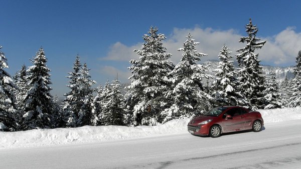 Abfahrt nach Reute