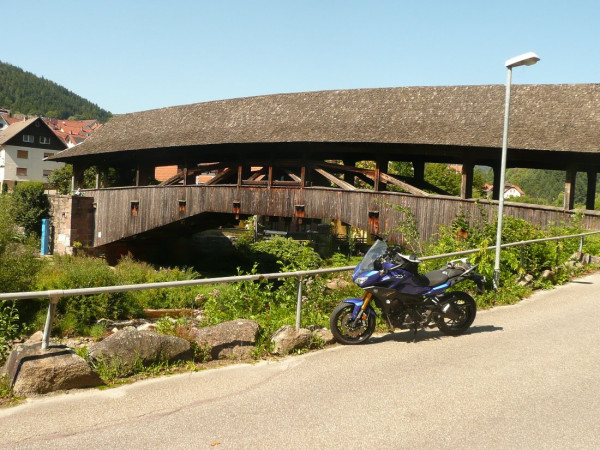 Holzbrücke in Forbach