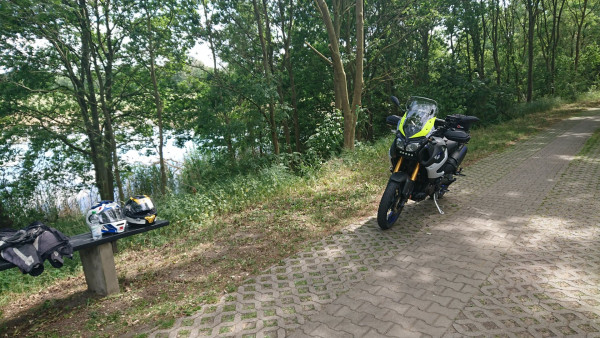 Pause an der alten Elbe