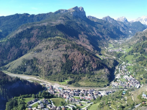 das Sturmtief : Vaia, am 27 Oktober 2018 hat seine Spuren hinterlassen. Der Borkenkäfer tut sein übriges.....