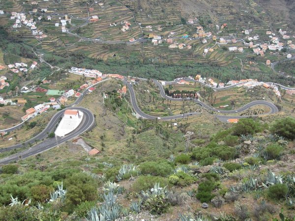 Gomera - Abfahrt ins Valle Gran Rey