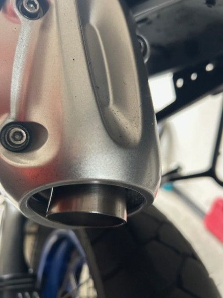 Auspuffpolitur mit Ballistol