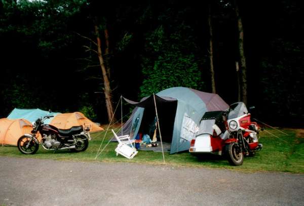 campen in den Wicklow Mountains