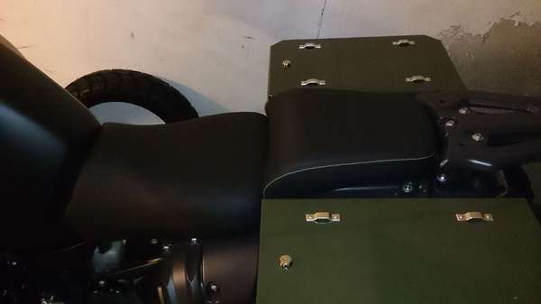 Sitzbank in der Garage
