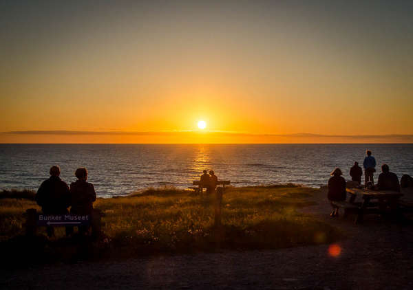 Sonnenanbeter in Hirtshals