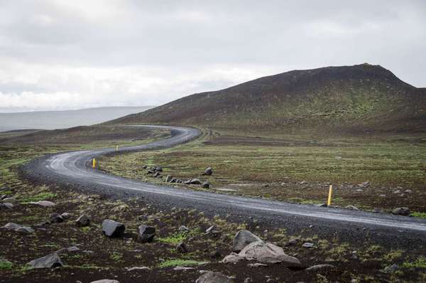 Die Pampa-Straße zum Dettifoss